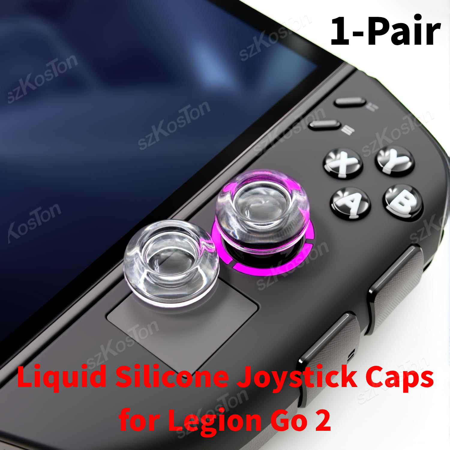 Gaming Console Joystick - 2PCS Liquid Silicone Joystick Caps for
