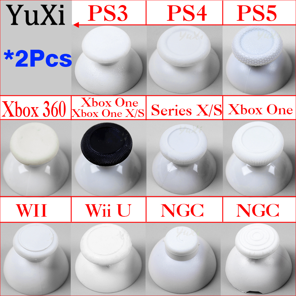 Gaming Console Joystick - 2Pcs 3D Analog Thumbstick Cap For