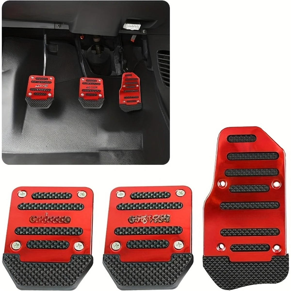 Racing Pedal Set - 1set Car Pedal Protection Cover Car