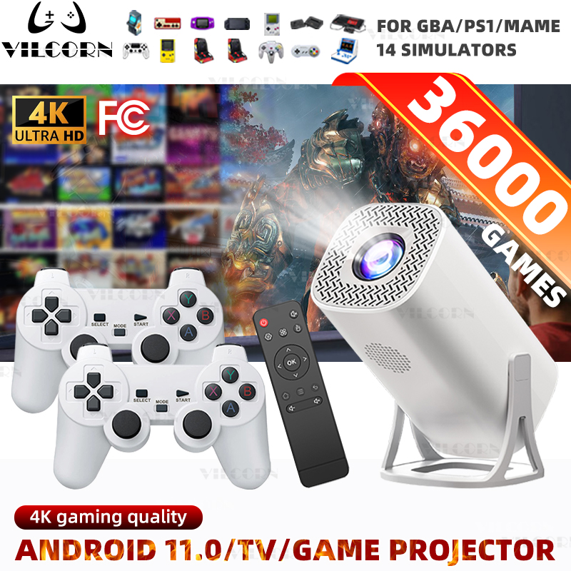 Gaming Console Chinese - Mini Projector Video Game Console 36000
