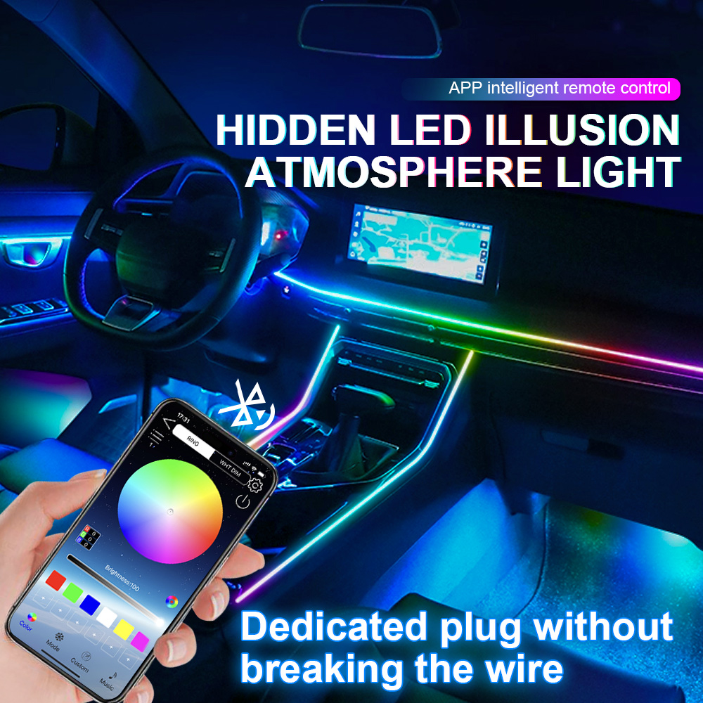 18/22 in 1 Acrylic Led Car Amb - Led Gaming Light Strip avis et prix