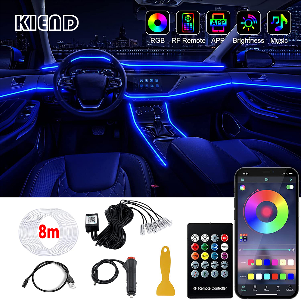 LED Car Interior Ambient Strip - Led Gaming Light Strip avis et prix