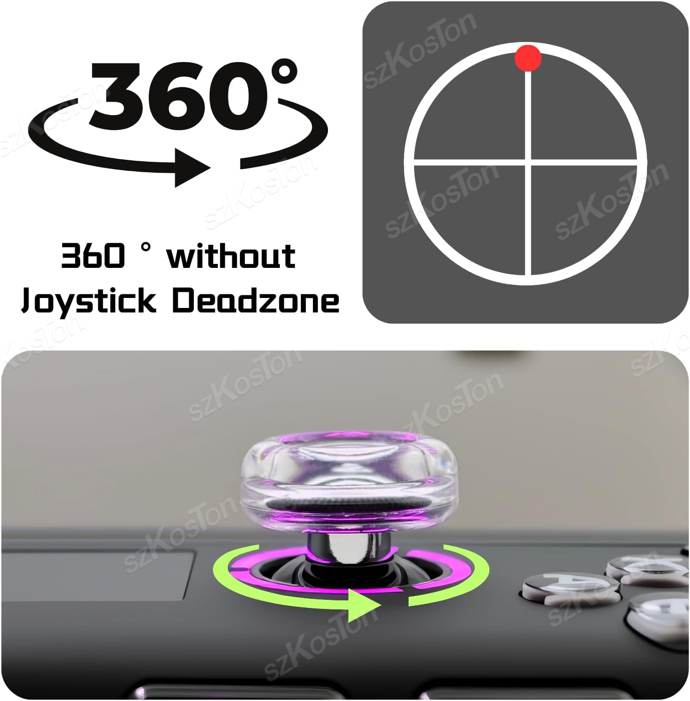 2PCS Liquid Silicone Joystick  - Gaming Console Joystick avis et prix