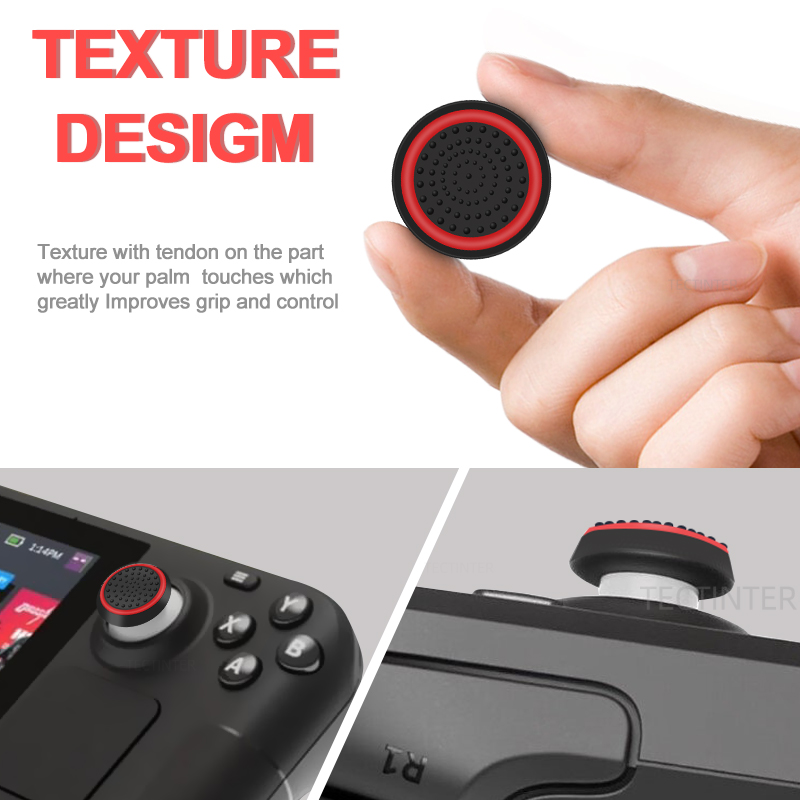 4PCS Silicone Analog ThumbStic - Gaming Console Joystick avis et prix