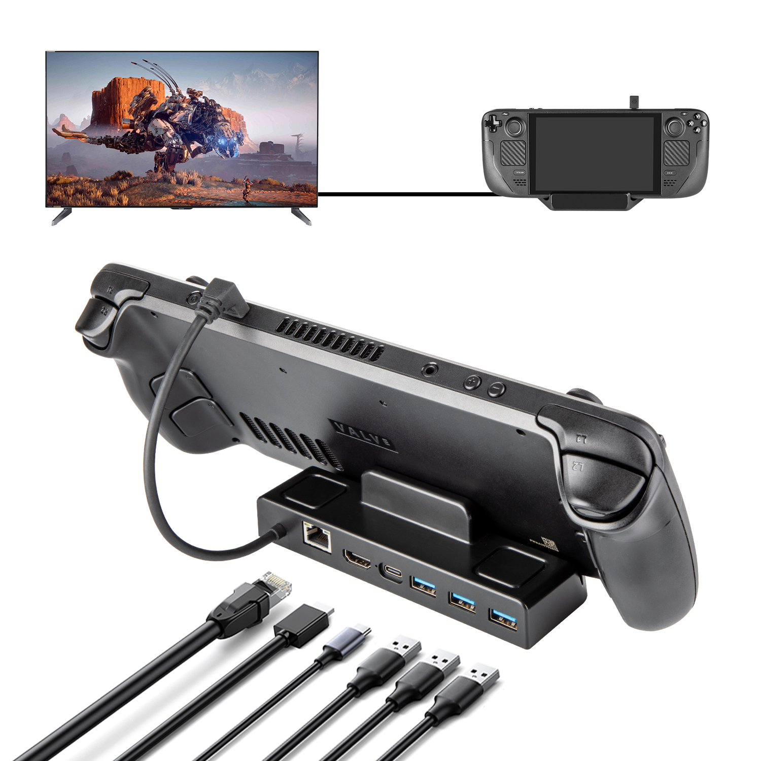 Steam Deck Docking Station TV  - Gaming Console Stand avis et prix