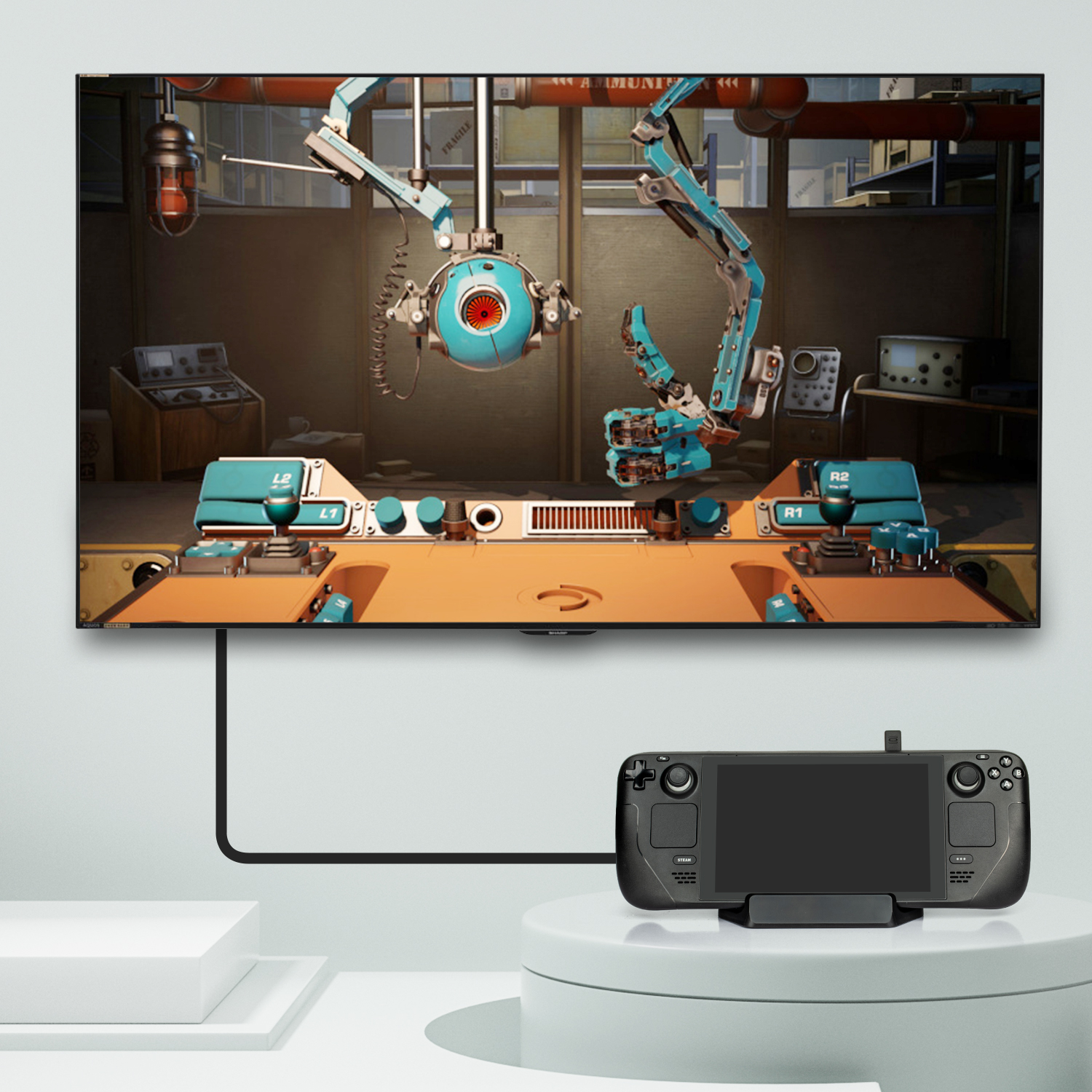 Steam Deck Docking Station TV  - Gaming Console Stand avis et prix