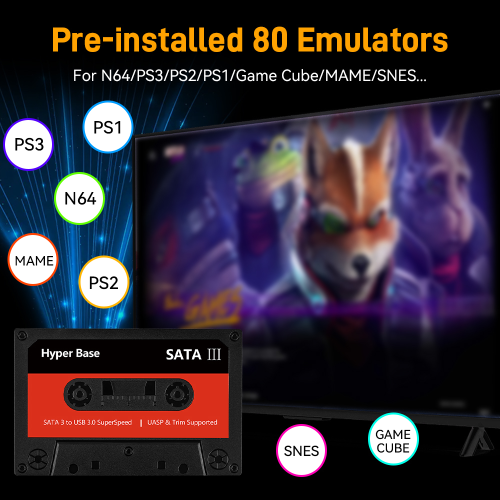 Batocera 500G/2T Emulator Game - Gaming Console Chinese avis et prix