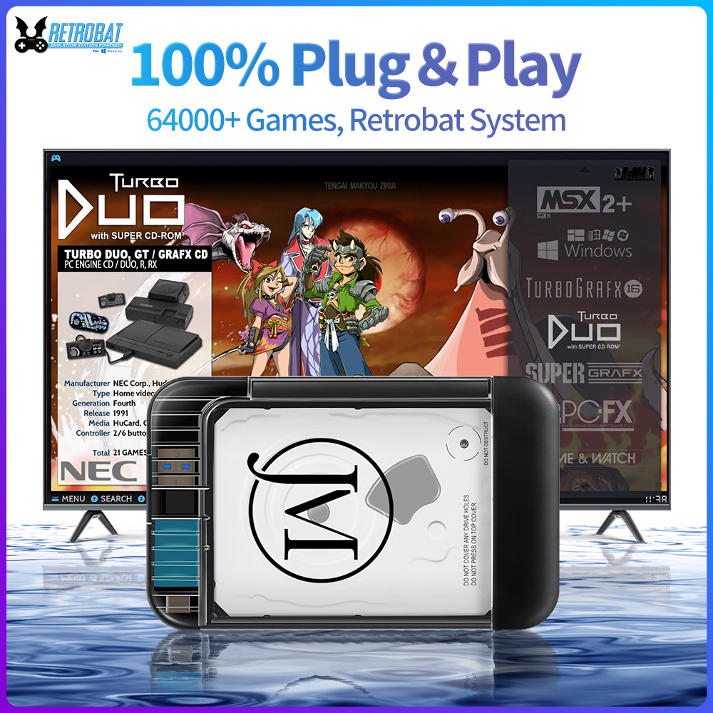 RETROBAT Portable 500G Gaming  - Gaming Console Chinese avis et prix