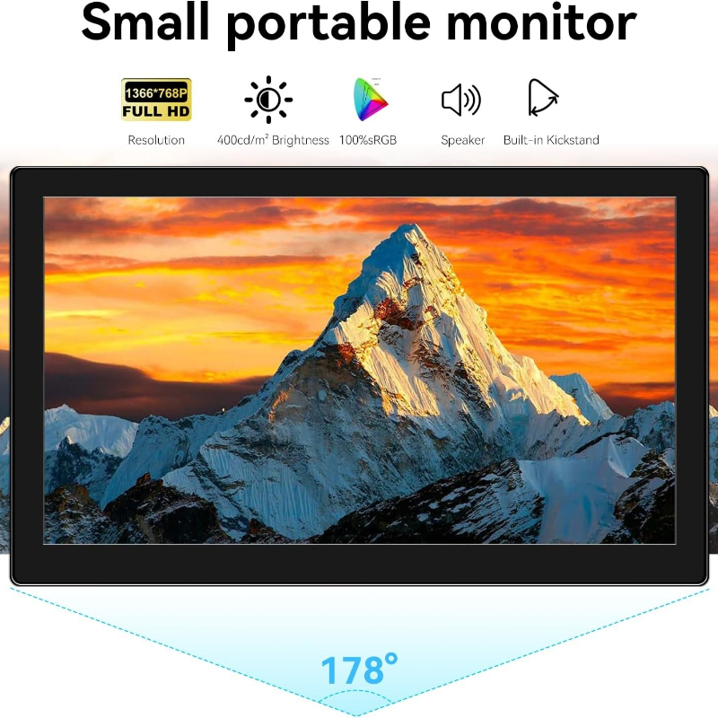 Small Touchscreen Monitor 10.1 - Gaming Console Image avis et prix