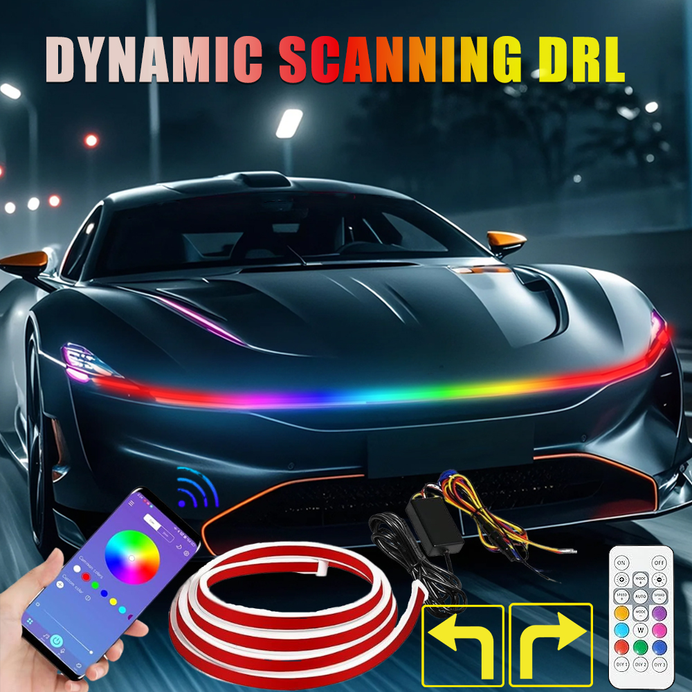 RGB Dynamic Scan Start Up DRL  - Led Gaming Light Strip avis et prix