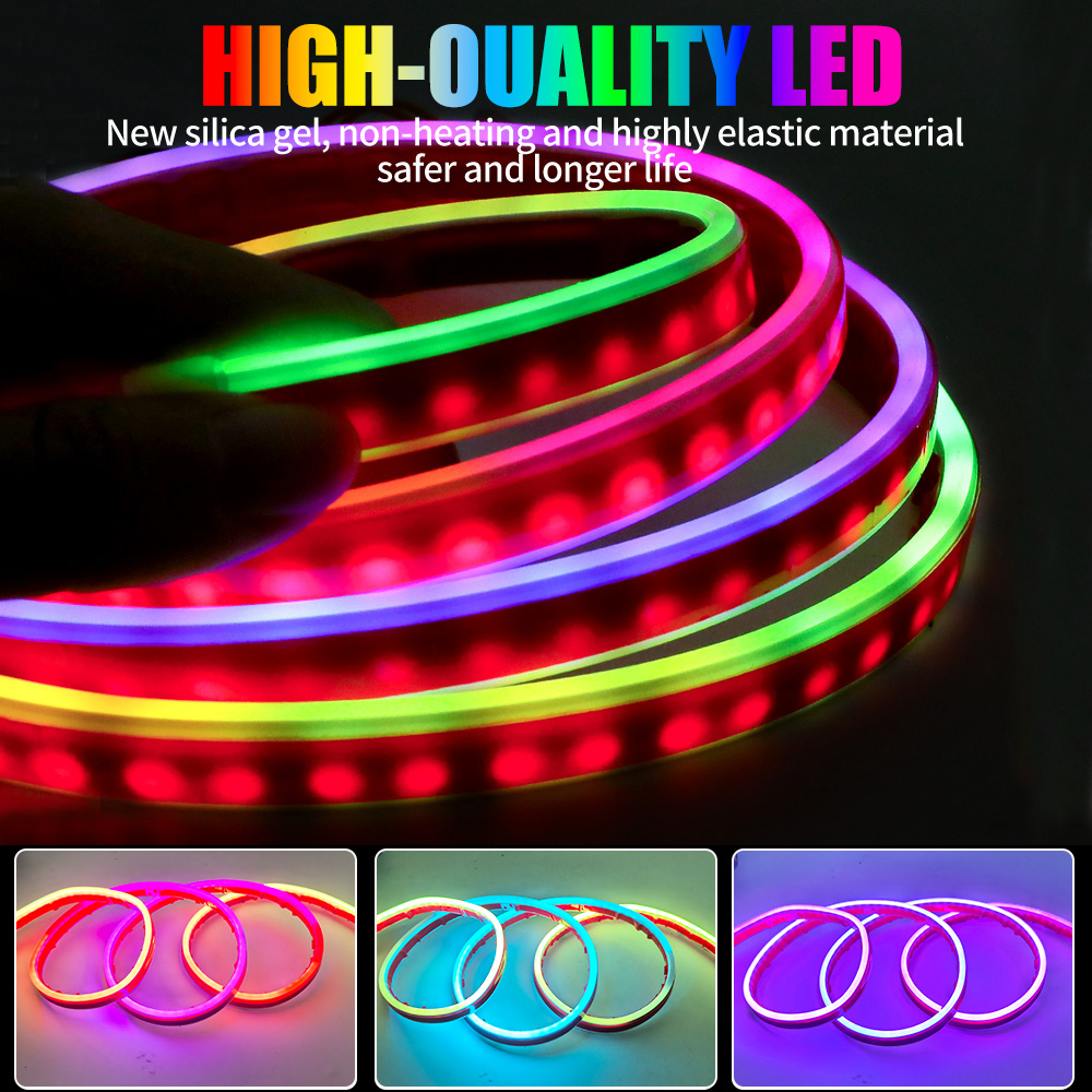 RGB Dynamic Scan Start Up DRL  - Led Gaming Light Strip avis et prix