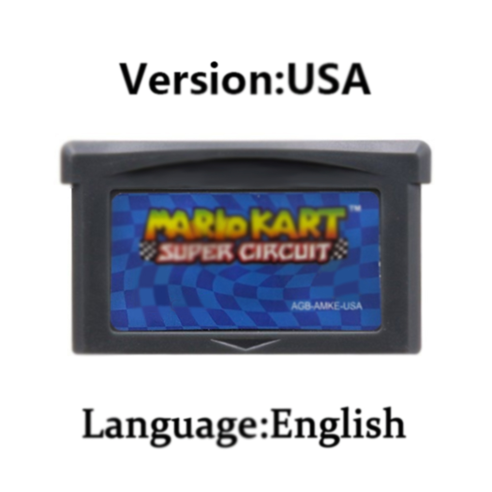 GBA Game Cartridge 32 Bit Vide - Gaming Console Mario avis et prix