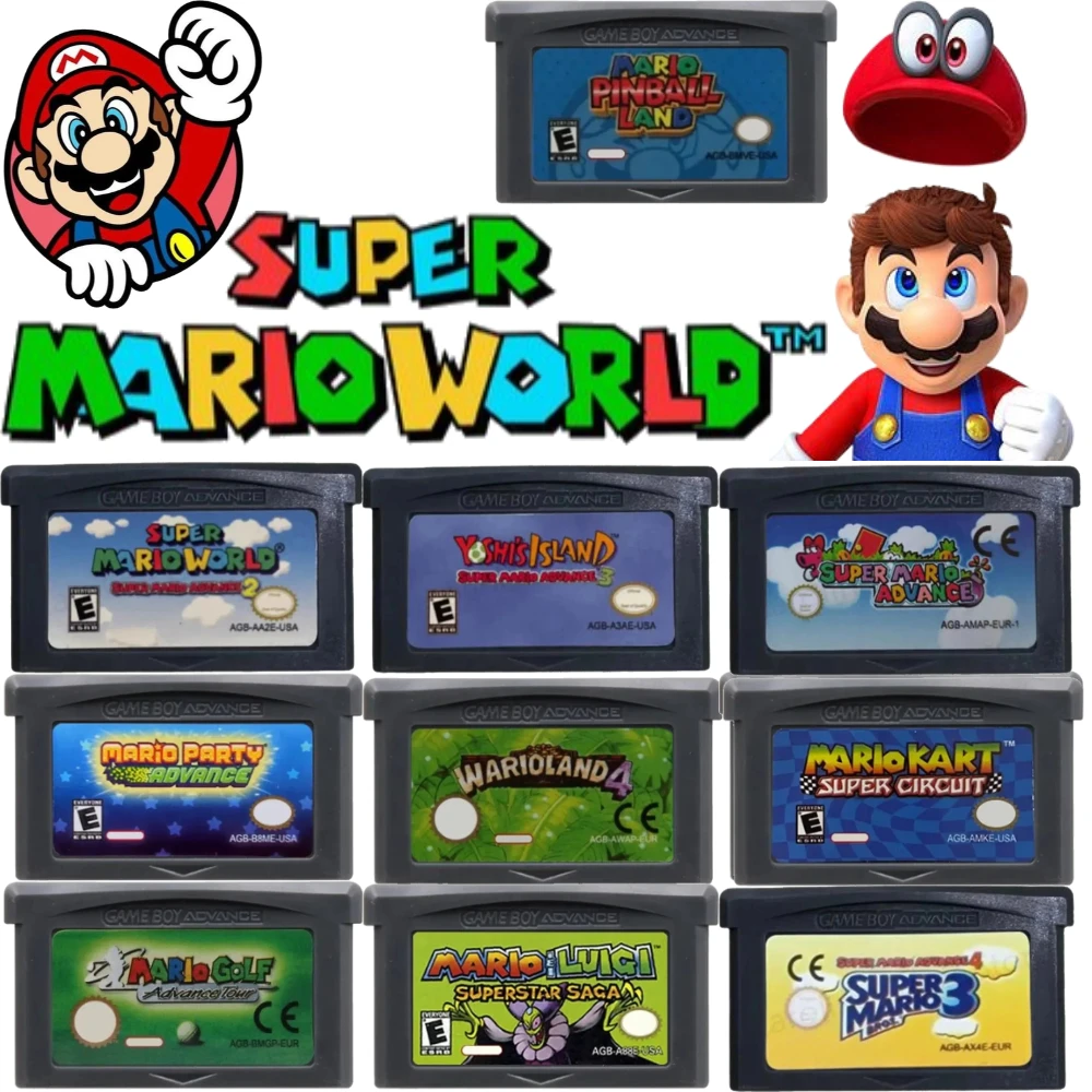 USA/EUR 32 Bit GBA Game Cartri - Gaming Console Mario avis et prix