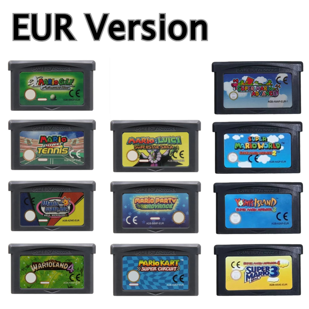 USA/EUR 32 Bit GBA Game Cartri - Gaming Console Mario avis et prix