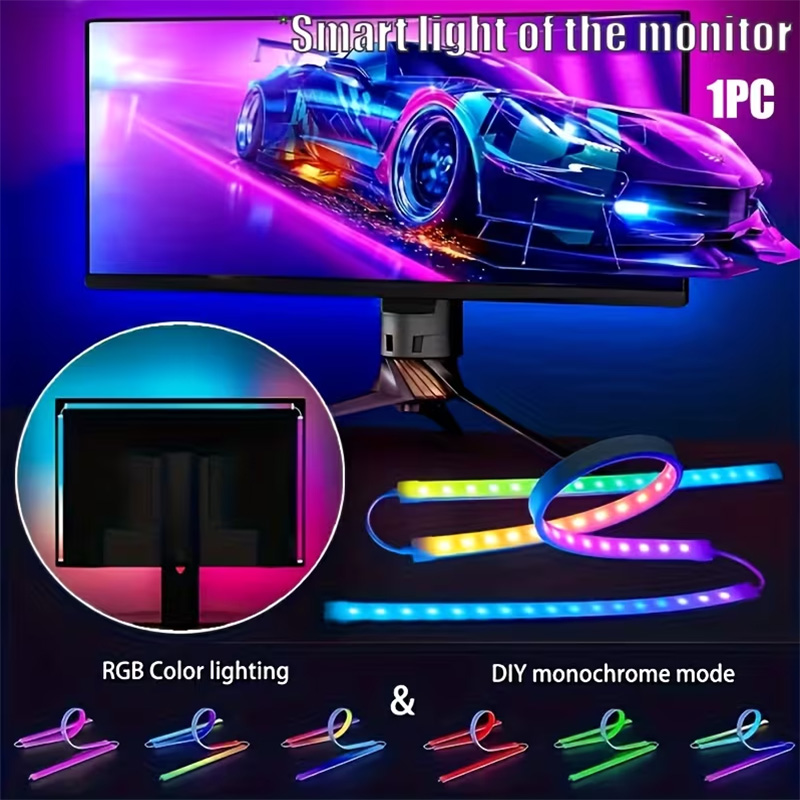 RGB Gaming Lights Strip Monito - Led Gaming Light Strip avis et prix