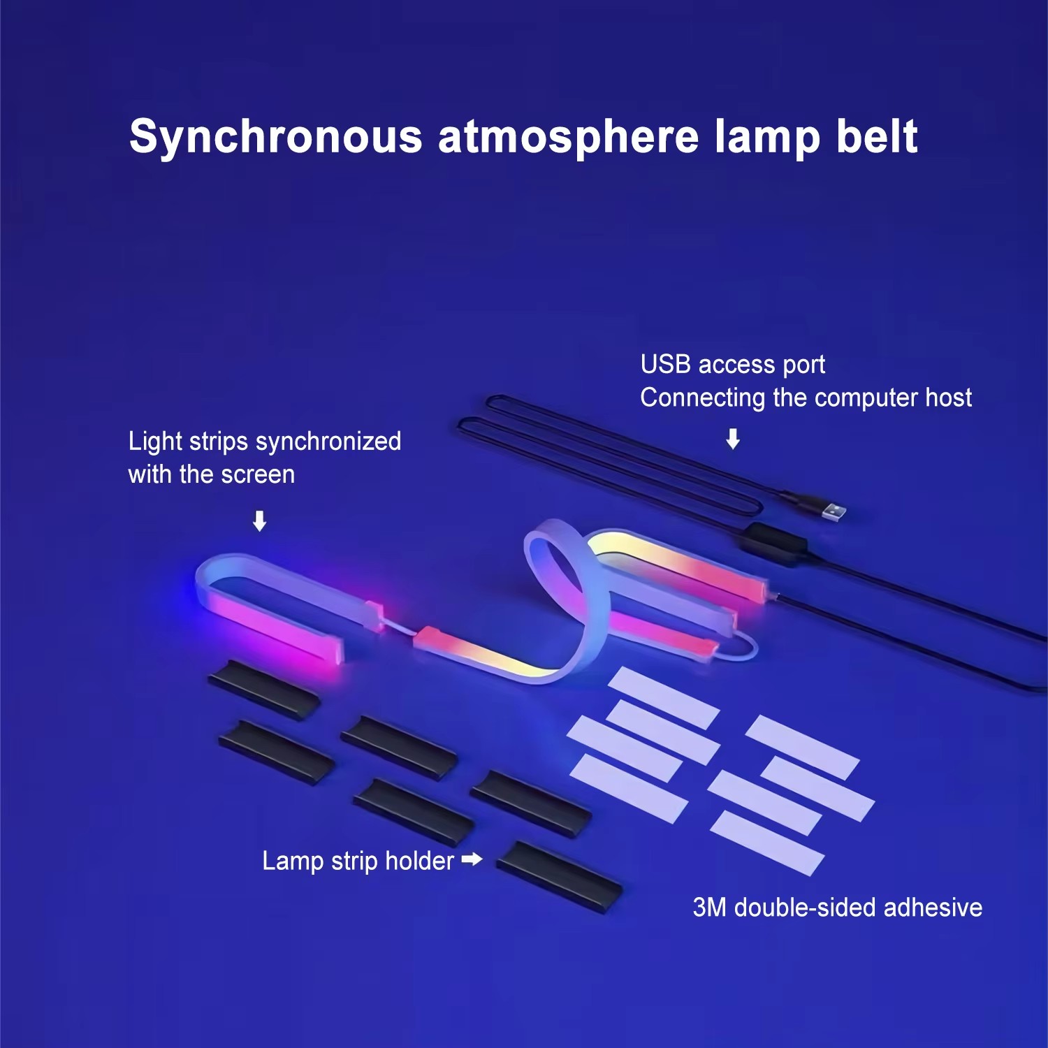RGB Gaming Lights Strip Monito - Led Gaming Light Strip avis et prix