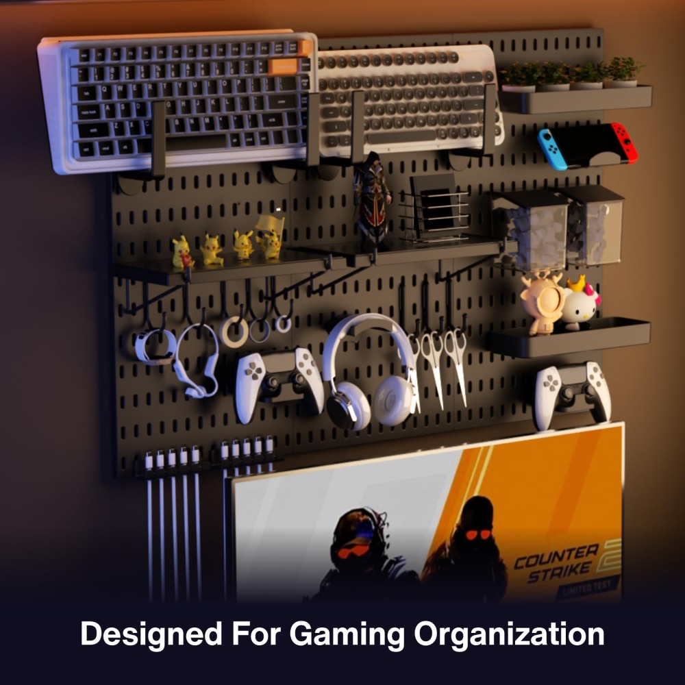 Pegboard Wall Organizer for Ga - Gaming Console Image avis et prix