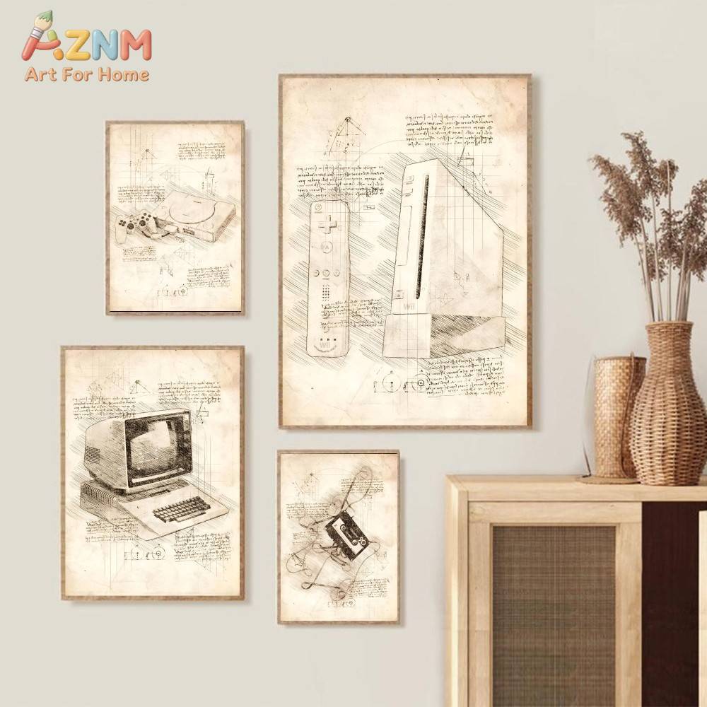 AZNM Vintage Game Console Sket - Gaming Console In avis et prix
