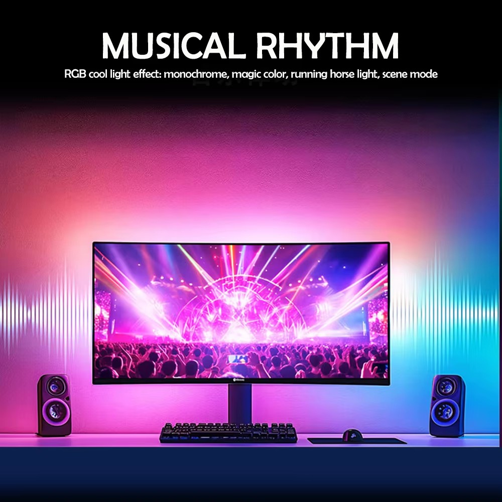 RGB Gaming Lights Strip Monito - Led Gaming Light Strip avis et prix