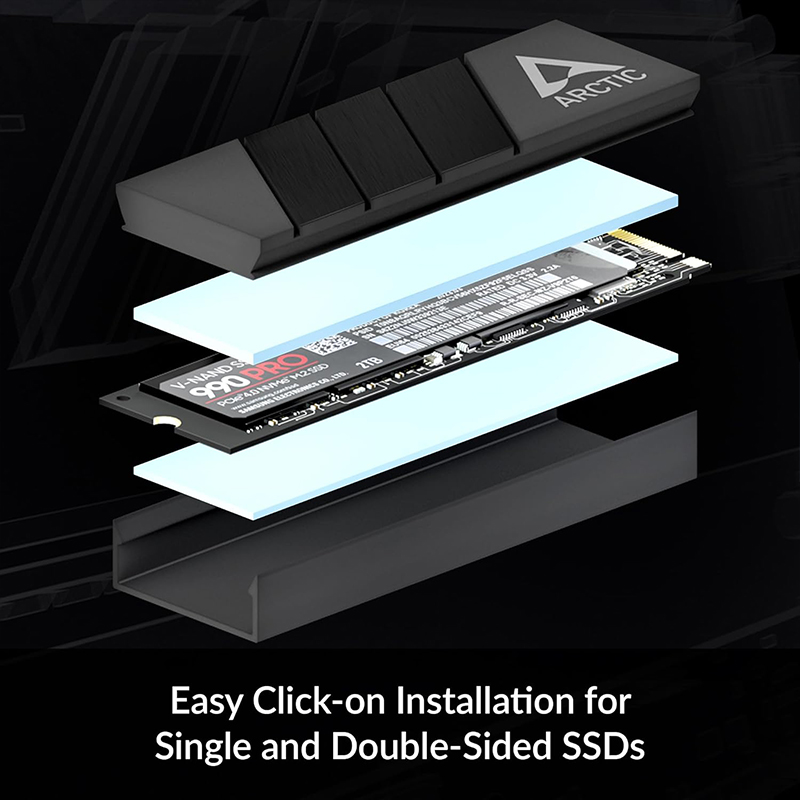 ARCTIC M2 Pro Black heatsink C - Gaming Console In avis et prix