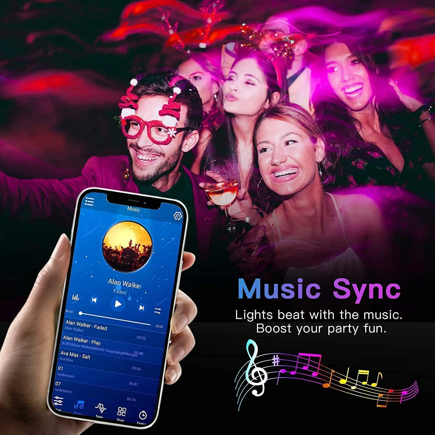 Bluetooth LED Lights Strip 505 - Led Gaming Light Strip avis et prix