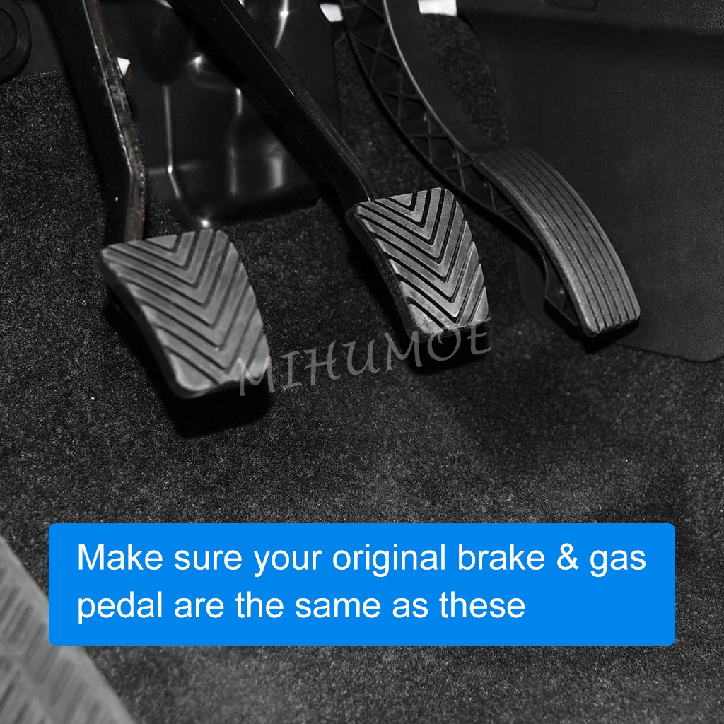 Clutch Brake Gas Pedal Pad Cov - Racing Pedal Set avis et prix