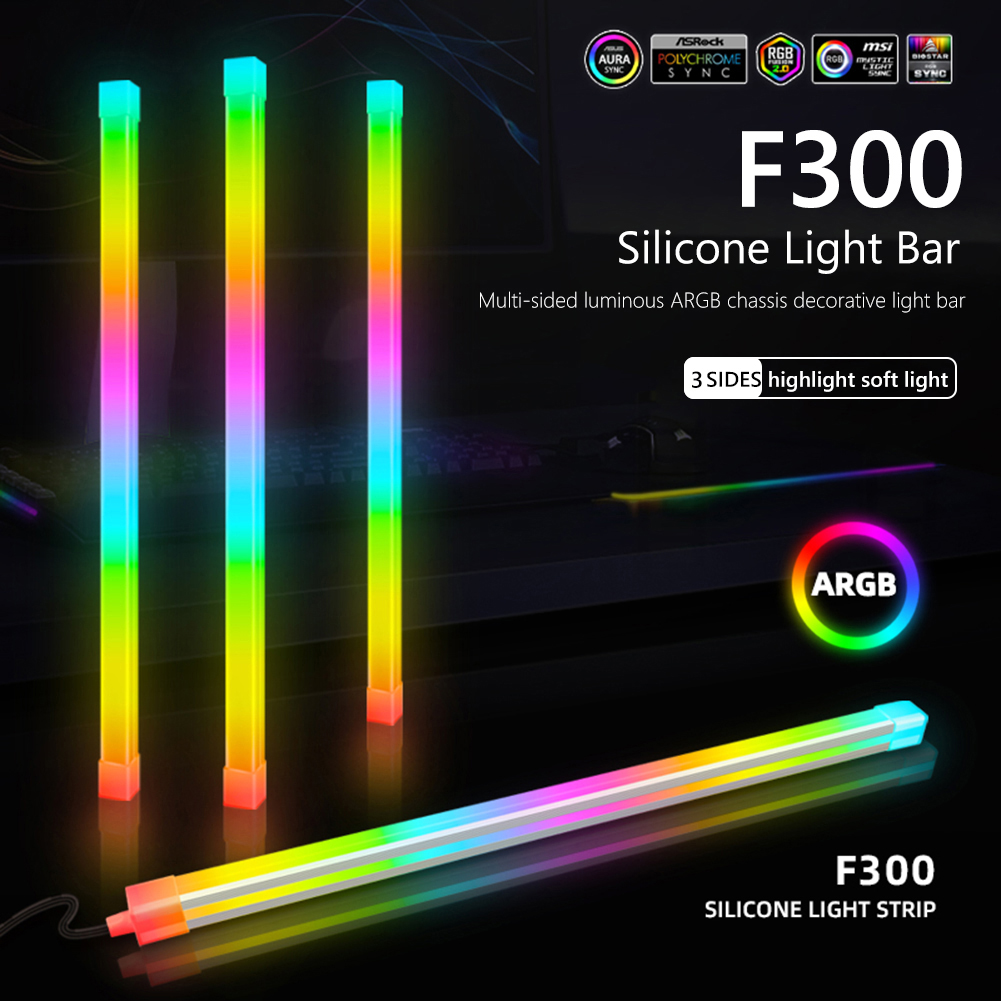 1/2PCS COOLMOON 30cm Aluminum  - Led Gaming Light Strip avis et prix