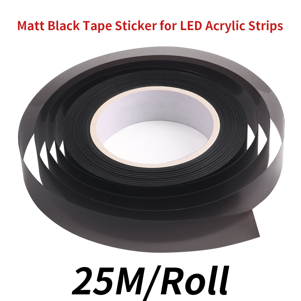 25M/Roll Matt Black Tape Stick - Led Gaming Light Strip avis et prix