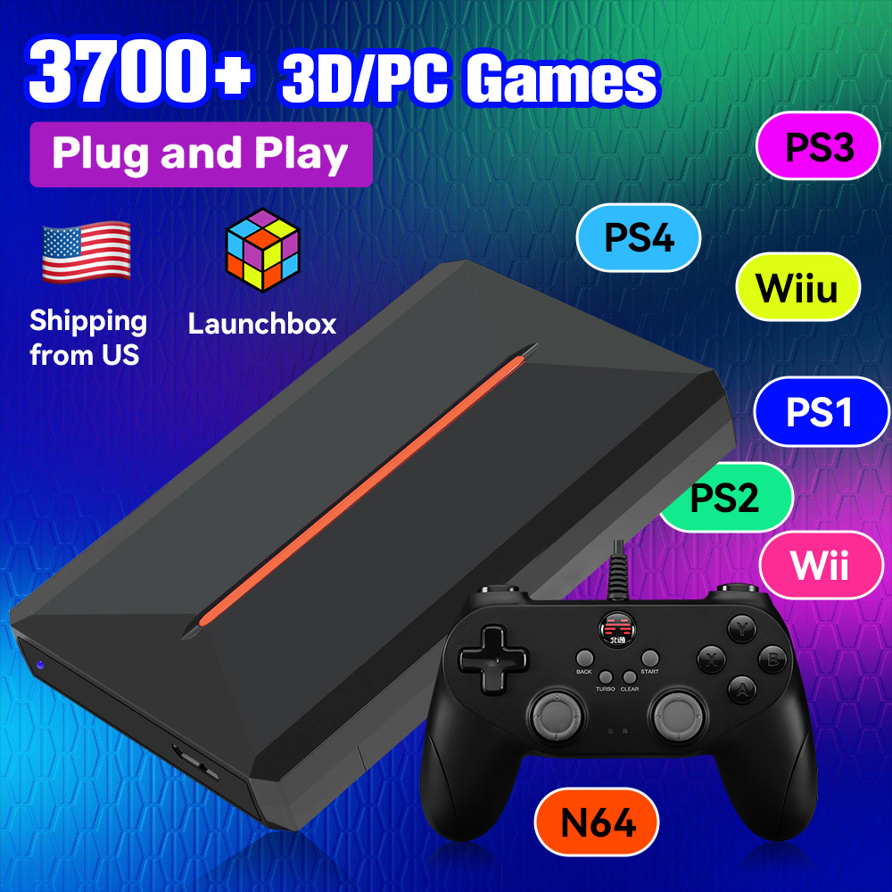 Launchbox OS 500GB Portable Ga - Gaming Console Chinese avis et prix