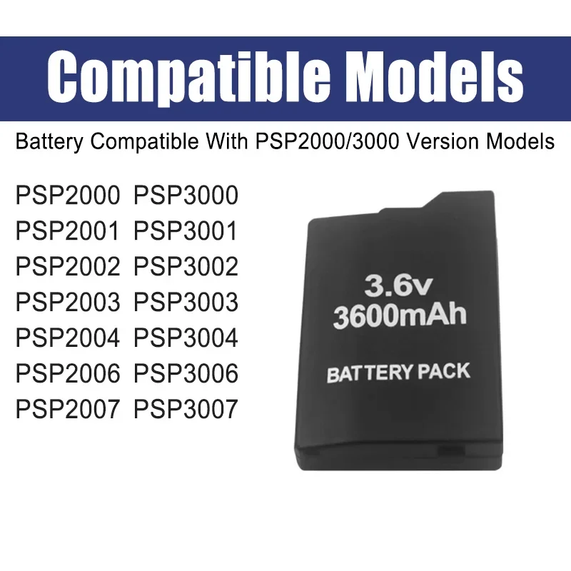 New 3.6V 3600mAh Built-in Batt - Gaming Console Psp avis et prix