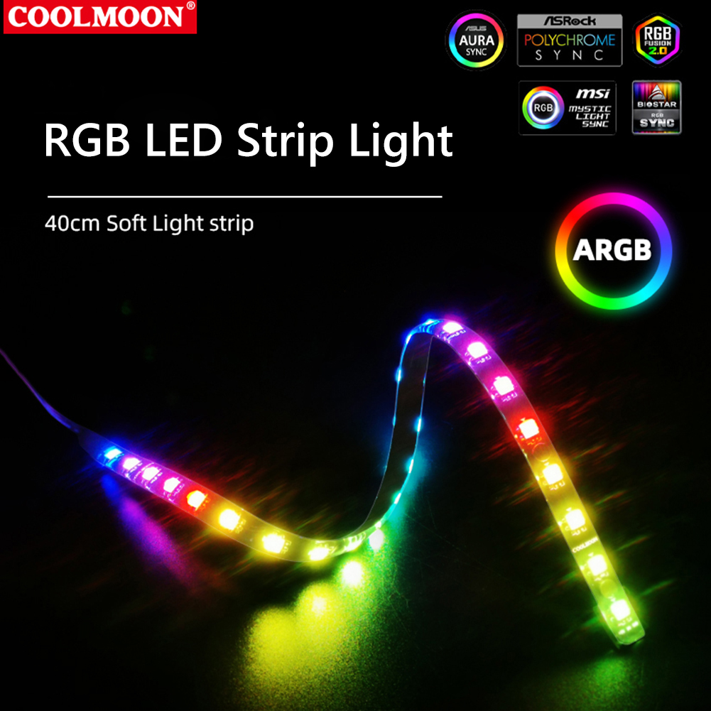 COOLMOON CM-LS40 5V ARGB PC Ca - Led Gaming Light Strip avis et prix