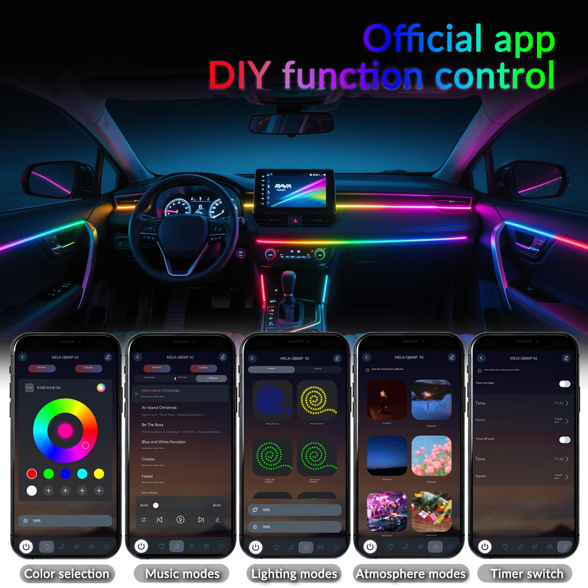 Symphony Car Ambient Lights Ki - Led Gaming Light Strip avis et prix