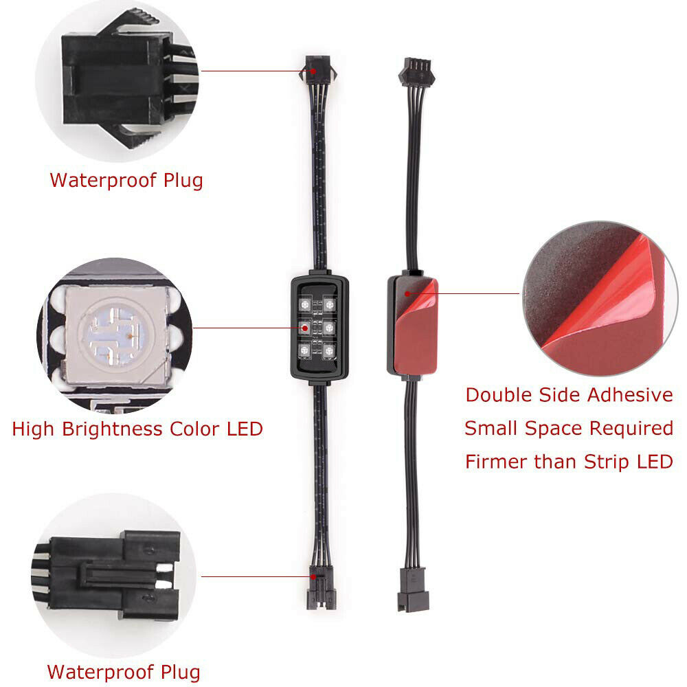 Niscarda Car Motorcycle RGB LE - Led Gaming Light Strip avis et prix