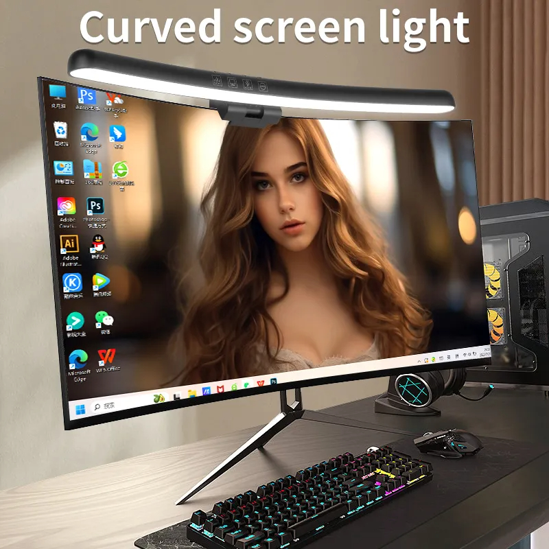Curved LED Monitor Light Bar U - Led Gaming Light Strip avis et prix