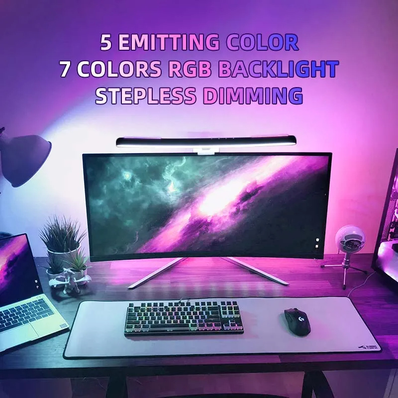 Curved LED Monitor Light Bar U - Led Gaming Light Strip avis et prix