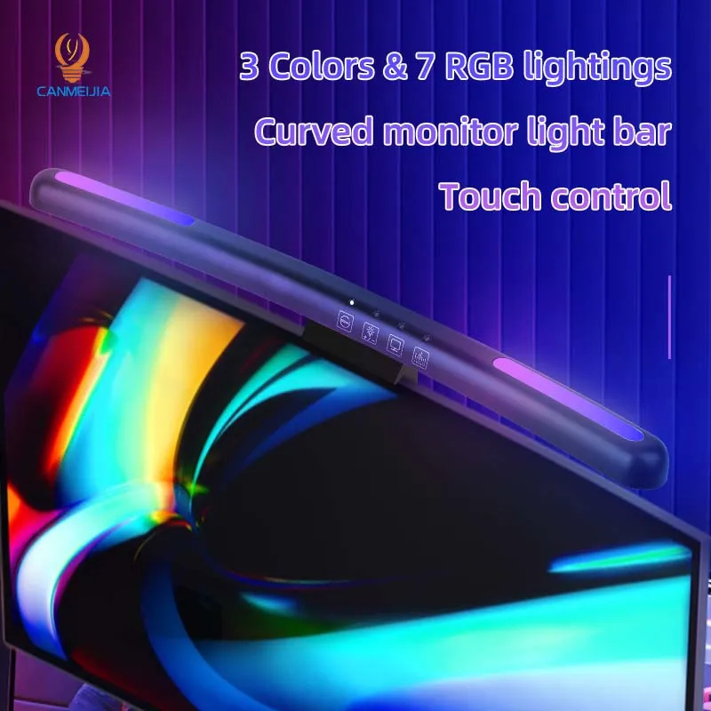 Curved LED Monitor Light Bar U - Led Gaming Light Strip avis et prix