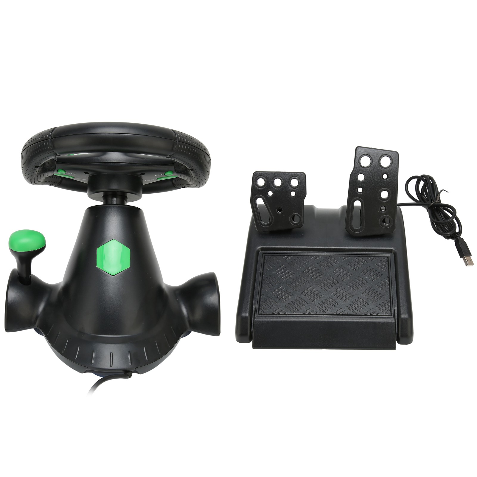 PC Racing Wheel Game Steering  - Racing Pedal Set avis et prix