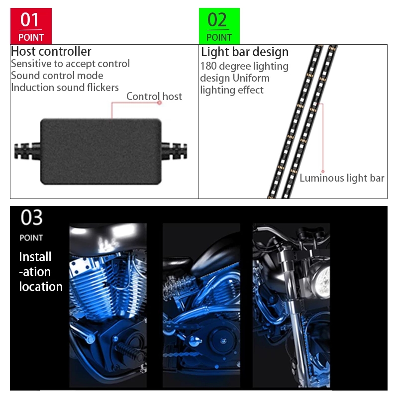 LED Motorcycle Decorative Ambi - Led Gaming Light Strip avis et prix